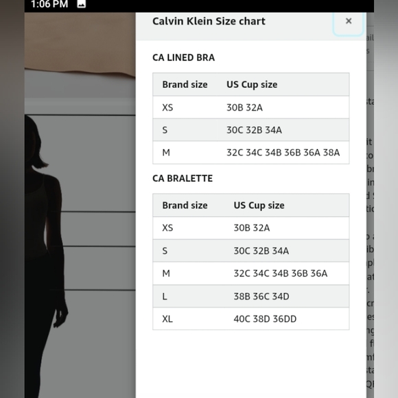 NWT Calvin Klein Invisibles Comfort Seamless Lightly Lined V Neck Bralette - Picture 2 of 7